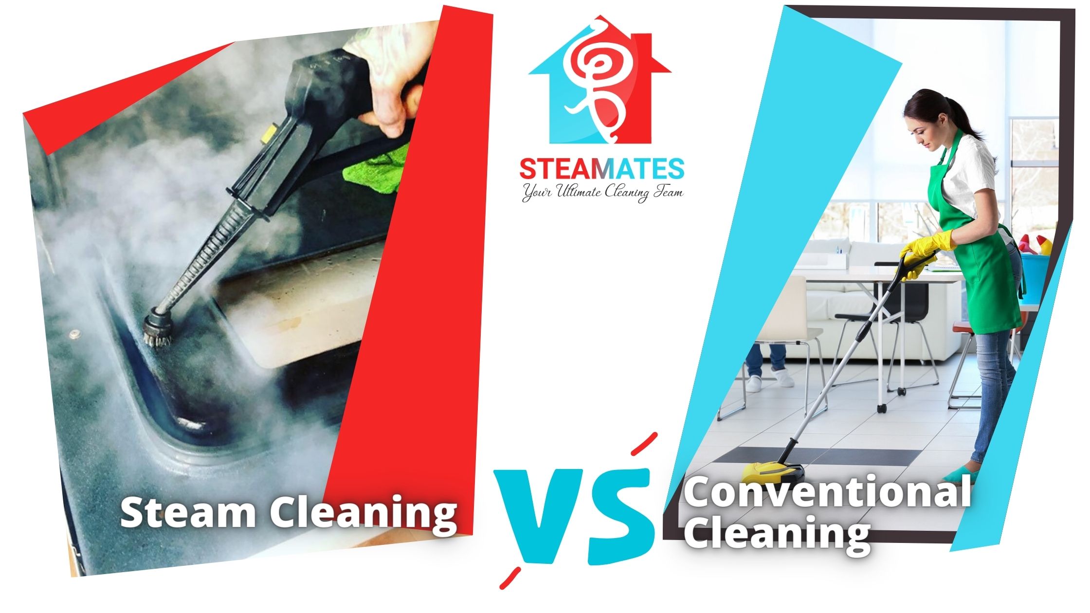 Steam Cleaning vs Conventional cleaning
