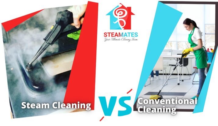 Steam Cleaning vs Conventional cleaning